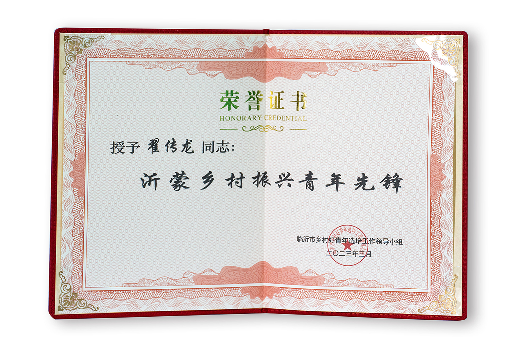 沂蒙乡村振兴青年先锋：翟传龙